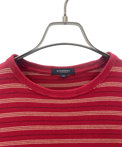 BURBERRY LONDON（バーバリーロンドン）BURBERRY LONDON (バーバリーロンドン) BURBERRY LONDON　半袖カットソー レッド サイズ:Mの古着・服飾アイテム