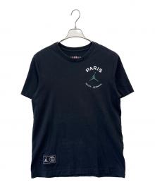 JORDAN（ジョーダン）の古着「JORDAN　PARIS SAINT GERMAIN　半袖カットソー」｜ブラック
