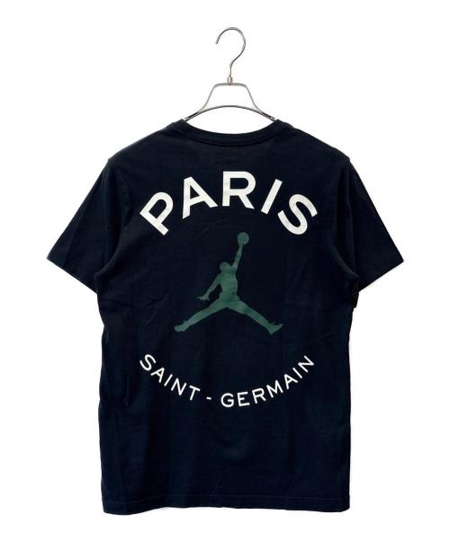 JORDAN（ジョーダン）JORDAN (ジョーダン) JORDAN　PARIS SAINT GERMAIN　半袖カットソー ブラック サイズ:Lの古着・服飾アイテム