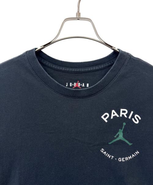 JORDAN（ジョーダン）JORDAN (ジョーダン) JORDAN　PARIS SAINT GERMAIN　半袖カットソー ブラック サイズ:Lの古着・服飾アイテム