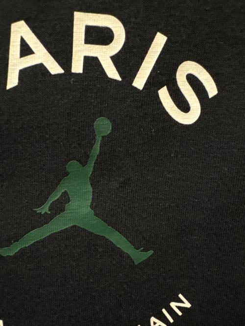JORDAN（ジョーダン）JORDAN (ジョーダン) JORDAN　PARIS SAINT GERMAIN　半袖カットソー ブラック サイズ:Lの古着・服飾アイテム