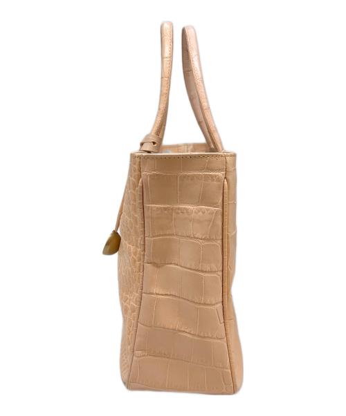 FURLA（フルラ）FURLA (フルラ) FURLA　型押し2WAYバッグ ライトピンクの古着・服飾アイテム