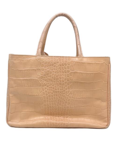 FURLA（フルラ）FURLA (フルラ) FURLA　型押し2WAYバッグ ライトピンクの古着・服飾アイテム