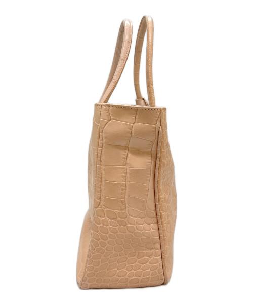 FURLA（フルラ）FURLA (フルラ) FURLA　型押し2WAYバッグ ライトピンクの古着・服飾アイテム