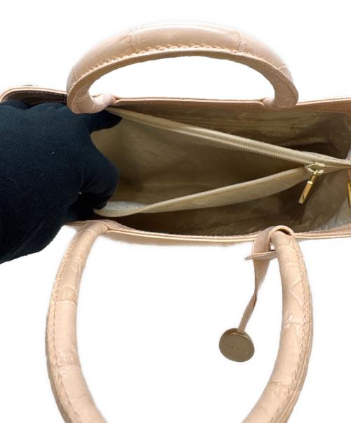 FURLA（フルラ）FURLA (フルラ) FURLA　型押し2WAYバッグ ライトピンクの古着・服飾アイテム