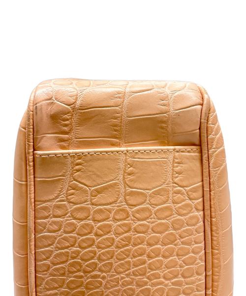 FURLA（フルラ）FURLA (フルラ) FURLA　型押し2WAYバッグ ライトピンクの古着・服飾アイテム