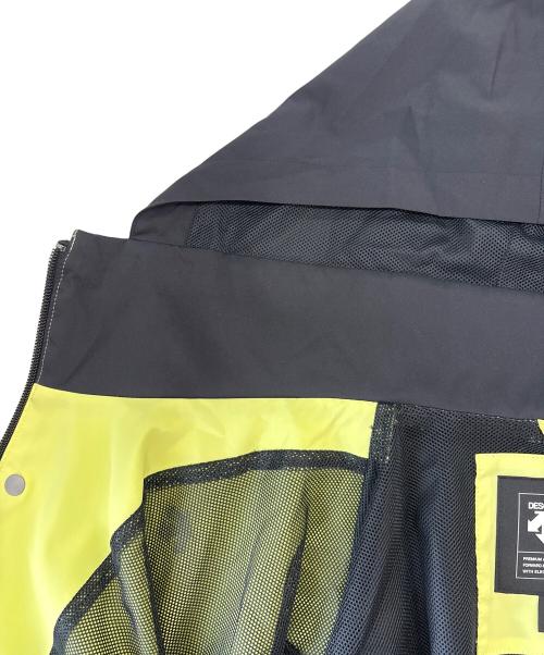 DESCENTE（デサント）DESCENTE (デサント) DESCENTE　ソロテックス フーデッドウインドジャケット イエロー×ブラック サイズ:XOの古着・服飾アイテム