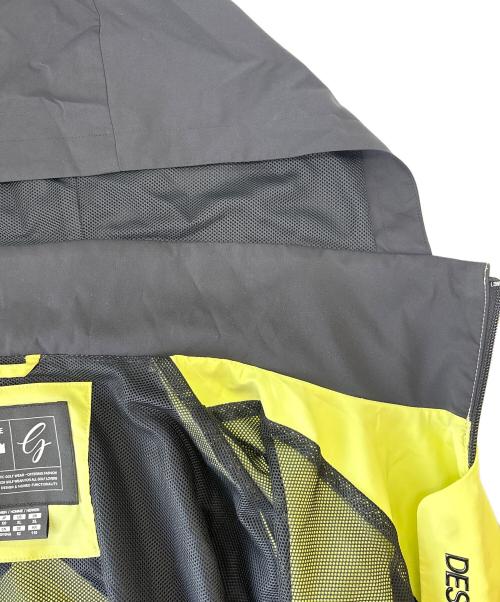 DESCENTE（デサント）DESCENTE (デサント) DESCENTE　ソロテックス フーデッドウインドジャケット イエロー×ブラック サイズ:XOの古着・服飾アイテム