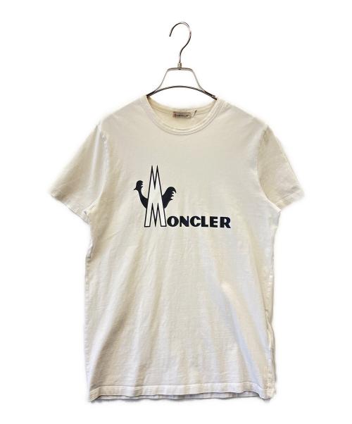 MONCLER（モンクレール）MONCLER (モンクレール) MONCLER　MAGLIA T-SHIRT　半袖カットソー ホワイト サイズ:Mの古着・服飾アイテム