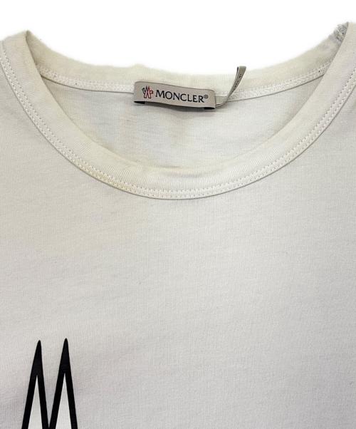 MONCLER（モンクレール）MONCLER (モンクレール) MONCLER　MAGLIA T-SHIRT　半袖カットソー ホワイト サイズ:Mの古着・服飾アイテム