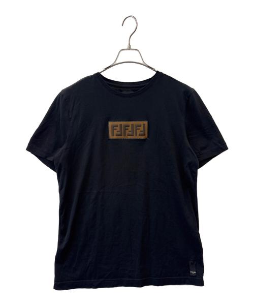 FENDI（フェンディ）FENDI (フェンディ) FENDI　半袖カットソー ブラック サイズ:Lの古着・服飾アイテム