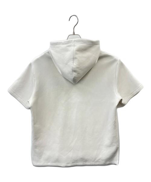 EMPORIO ARMANI（エンポリオ アルマーニ）EMPORIO ARMANI (エンポリオ アルマーニ) EMPORIO ARMANI　半袖パーカー ホワイト サイズ:Ｍの古着・服飾アイテム