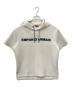 EMPORIO ARMANI（エンポリオ アルマーニ）の古着「EMPORIO ARMANI　半袖パーカー」｜ホワイト