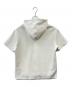 EMPORIO ARMANI (エンポリオ アルマーニ) EMPORIO ARMANI　半袖パーカー ホワイト サイズ:Ｍ：7000円
