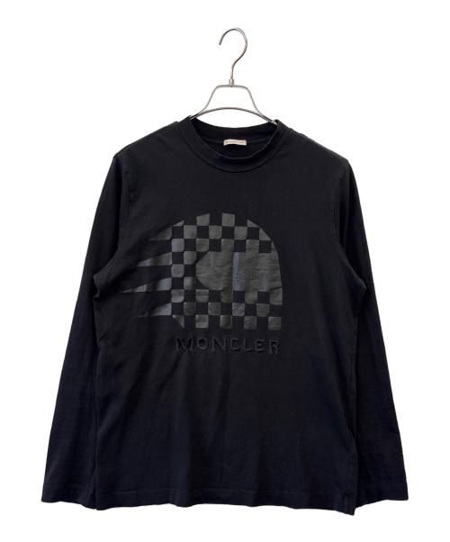 MONCLER（モンクレール）MONCLER (モンクレール) MONCLER　LS TSHIRT　長袖カットソー ブラック サイズ:Mの古着・服飾アイテム