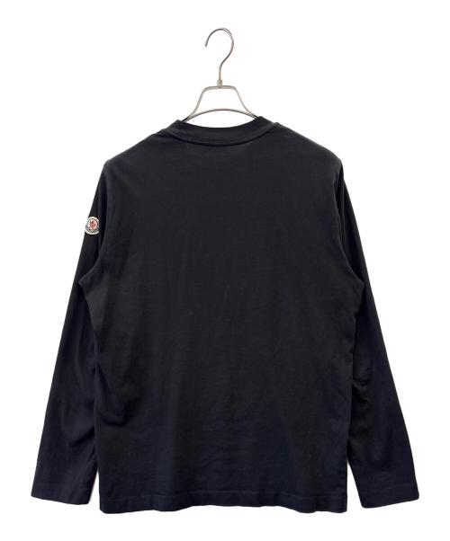 MONCLER（モンクレール）MONCLER (モンクレール) MONCLER　LS TSHIRT　長袖カットソー ブラック サイズ:Mの古着・服飾アイテム