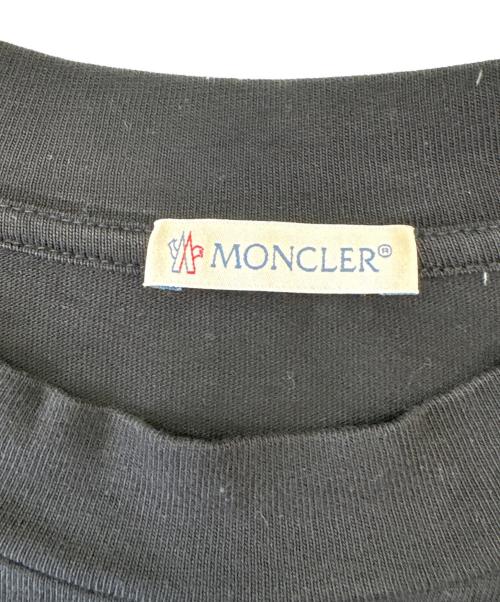 MONCLER（モンクレール）MONCLER (モンクレール) MONCLER　LS TSHIRT　長袖カットソー ブラック サイズ:Mの古着・服飾アイテム