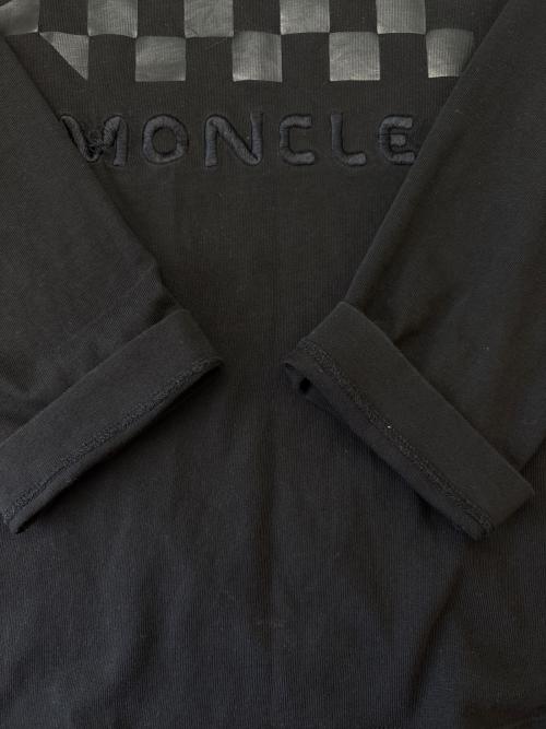 MONCLER（モンクレール）MONCLER (モンクレール) MONCLER　LS TSHIRT　長袖カットソー ブラック サイズ:Mの古着・服飾アイテム