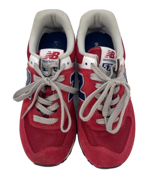 NEW BALANCE（ニューバランス）NEW BALANCE (ニューバランス) NEW BALANCE　ローカットスニーカー レッド サイズ:23の古着・服飾アイテム