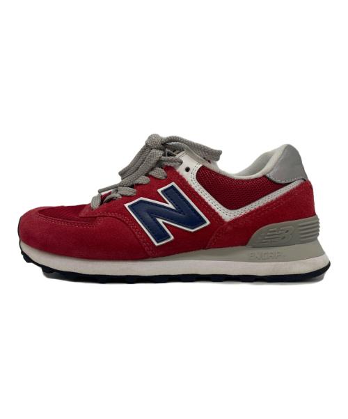 NEW BALANCE（ニューバランス）NEW BALANCE (ニューバランス) NEW BALANCE　ローカットスニーカー レッド サイズ:23の古着・服飾アイテム