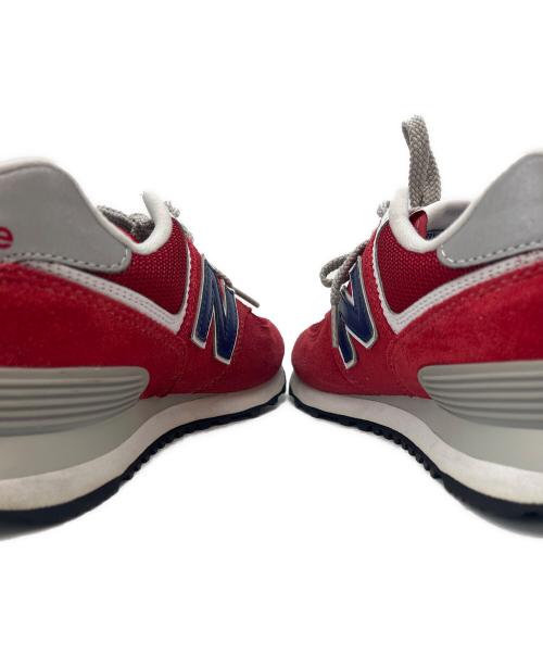 NEW BALANCE（ニューバランス）NEW BALANCE (ニューバランス) NEW BALANCE　ローカットスニーカー レッド サイズ:23の古着・服飾アイテム