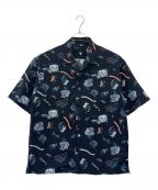 THE NORTH FACEザ ノース フェイス）の古着「THE NORTH FACE　半袖シャツ」｜ネイビー