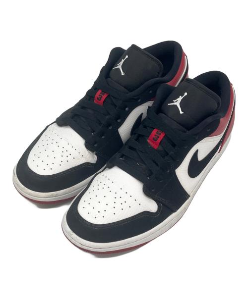 NIKE（ナイキ）NIKE (ナイキ) NIKE vAIR JORDAN1　ローカットスニーカー レッド×ブラック サイズ:26.5の古着・服飾アイテム