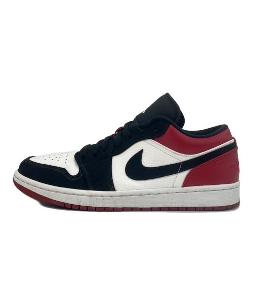 NIKE（ナイキ）NIKE (ナイキ) NIKE vAIR JORDAN1　ローカットスニーカー レッド×ブラック サイズ:26.5の古着・服飾アイテム