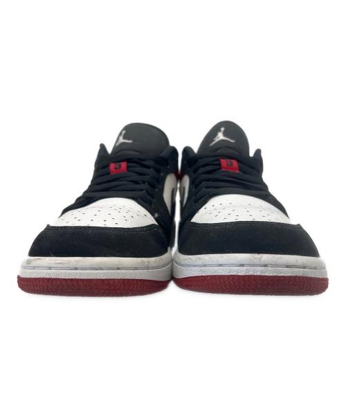NIKE（ナイキ）NIKE (ナイキ) NIKE vAIR JORDAN1　ローカットスニーカー レッド×ブラック サイズ:26.5の古着・服飾アイテム