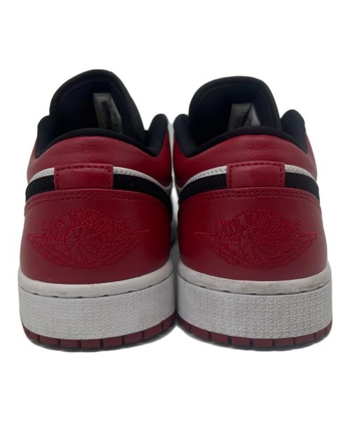 NIKE（ナイキ）NIKE (ナイキ) NIKE vAIR JORDAN1　ローカットスニーカー レッド×ブラック サイズ:26.5の古着・服飾アイテム