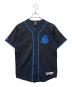 stussy（ステューシー）の古着「stussy　ベースボールシャツ　半袖シャツ」｜ブラック