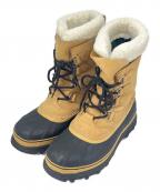 SORELソレル）の古着「SOREL　カリブーウォータープルーフ　スノーブーツ」｜ベージュ×ブラック