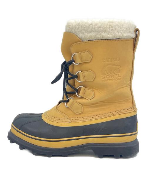 SOREL（ソレル）SOREL (ソレル) SOREL　カリブーウォータープルーフ　スノーブーツ ベージュ×ブラック サイズ:26の古着・服飾アイテム