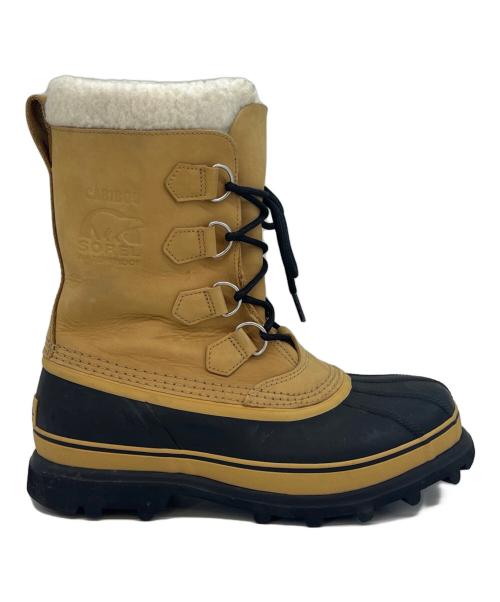 SOREL（ソレル）SOREL (ソレル) SOREL　カリブーウォータープルーフ　スノーブーツ ベージュ×ブラック サイズ:26の古着・服飾アイテム