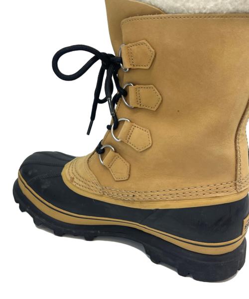 SOREL（ソレル）SOREL (ソレル) SOREL　カリブーウォータープルーフ　スノーブーツ ベージュ×ブラック サイズ:26の古着・服飾アイテム