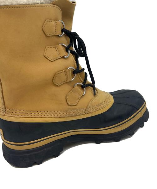 SOREL（ソレル）SOREL (ソレル) SOREL　カリブーウォータープルーフ　スノーブーツ ベージュ×ブラック サイズ:26の古着・服飾アイテム