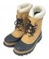 SOREL（ソレル）の古着「SOREL　カリブーウォータープルーフ　スノーブーツ」｜ベージュ×ブラック