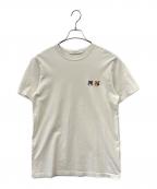 maison kitsuneメゾンキツネ）の古着「MAISON KITSUNE　半袖カットソー」｜ホワイト