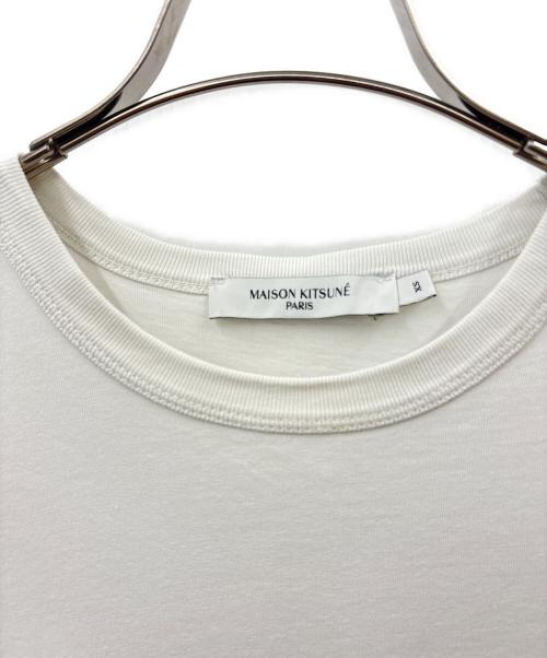 maison kitsune（メゾンキツネ）maison kitsune (メゾンキツネ) MAISON KITSUNE　半袖カットソー ホワイト サイズ:XSの古着・服飾アイテム