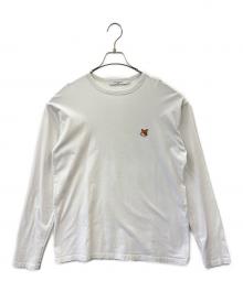 maison kitsune（メゾンキツネ）の古着「MAISON KITSUNE　長袖カットソー」｜ホワイト