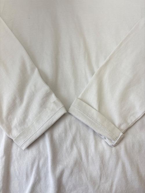 maison kitsune（メゾンキツネ）maison kitsune (メゾンキツネ) MAISON KITSUNE　長袖カットソー ホワイト サイズ:XSの古着・服飾アイテム