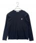 maison kitsune（メゾンキツネ）の古着「MAISON KITSUNE　長袖カットソー」｜ブラック