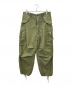 WINFIELD MFGウィンフィールド）の古着「M-65 フィールドパンツ　WINFIELD MFG」｜オリーブ