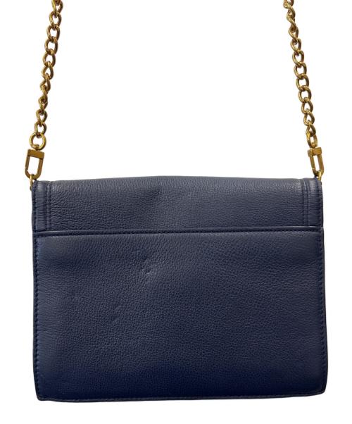 TORY BURCH（トリーバーチ）TORY BURCH (トリーバーチ) TORY BURCH　チェーンショルダーバッグ ネイビーの古着・服飾アイテム