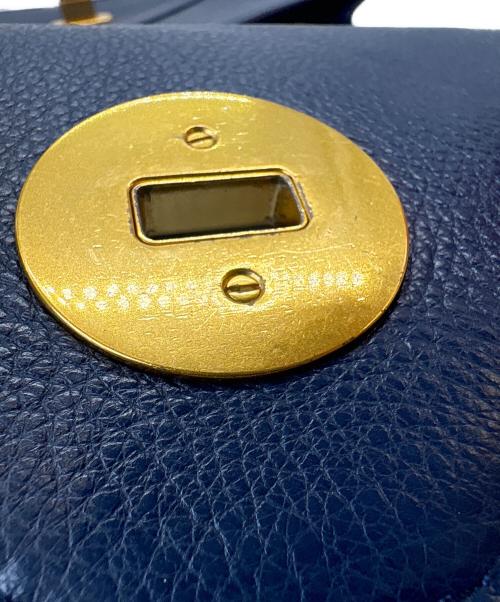 TORY BURCH（トリーバーチ）TORY BURCH (トリーバーチ) TORY BURCH　チェーンショルダーバッグ ネイビーの古着・服飾アイテム