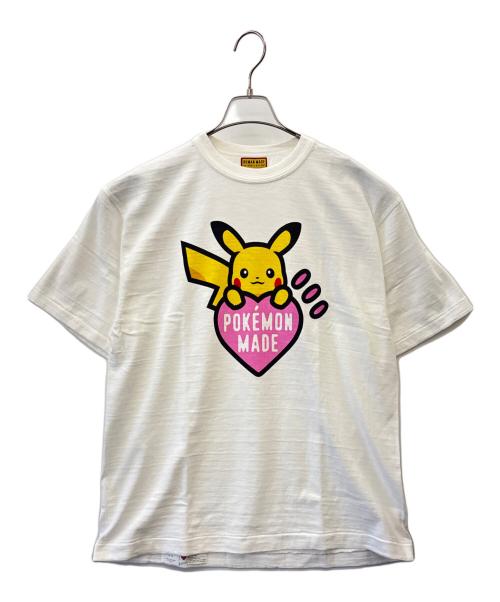 HUMAN MADE（ヒューマンメイド）HUMAN MADE (ヒューマンメイド) HUMAN MADE　POKEMON 半袖カットソー ホワイト サイズ:XLの古着・服飾アイテム