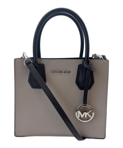 MICHAEL KORS（マイケル・コース）MICHAEL KORS (マイケル・コース) MICHAEL KORS 　2WAYバッグ グレー×ブラックの古着・服飾アイテム