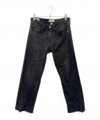 Calvin Klein Jeansカルバンクラインジーンズ）の古着「Calvin Klein Jeans　90s Straight　デニムパンツ」｜ブラック
