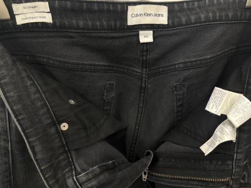 Calvin Klein Jeans（カルバンクラインジーンズ）Calvin Klein Jeans (カルバンクラインジーンズ) Calvin Klein Jeans　90s Straight　デニムパンツ ブラック サイズ:W32の古着・服飾アイテム