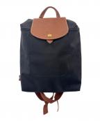 LONGCHAMPロンシャン）の古着「LONGCHAMP　リュック」｜ブラック
